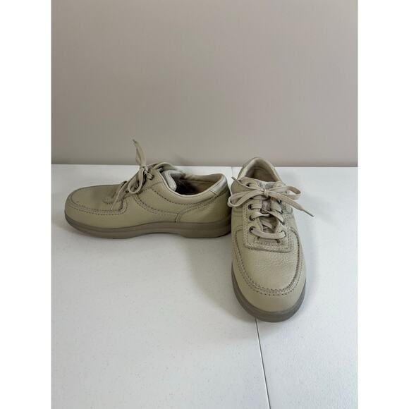 Clarks PACER off white leather walking shoes women’s size 8.5 comfortable - Picture 2 of 8